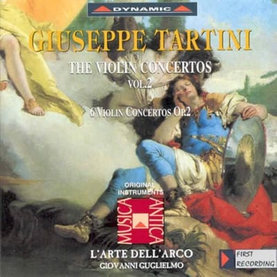 L'Arte Dell'Arco, Giovanni Guglielmo - Tartini: The Violin Concertos Vol.2 - 6 Violin Concertos Op.2 (2 CD)