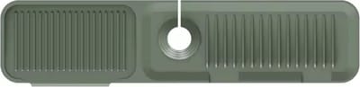 Waterval XL Siliconen Mat voor Keukenkraan – Anti lek tray Keuken Badkamer - Wastafel Splash Bescherming - Groen 61CM