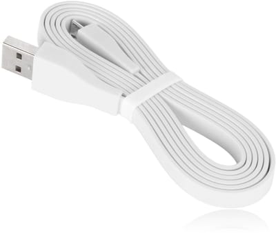 Allecto - Snoervervanging - USB-oplaadkabel - Snel en stabiel opladen - 1,2 m - Geschikt voor Mega Boom - Kleur wit