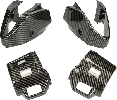 Stuurschakelaar set voor Vespa Primavera, Sprint hoogglans carbon (vanaf 2018)