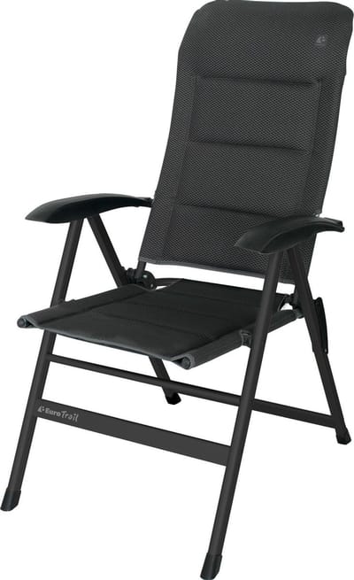 Eurotrail Campingstoel Kendal 47 X 44 X 120 Cm Polyester - Antraciet