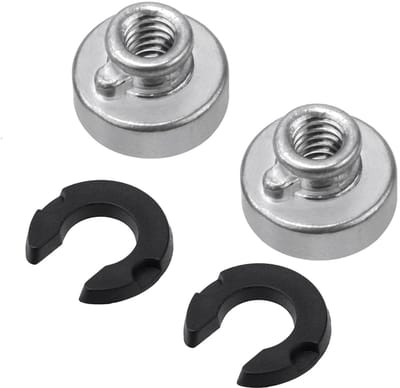 Fender Saddle Nuts Set voor Motorfiets, Achterste Bevestigingsmoeren voor XL 883 en 1200, Geschikt voor FLT Touring en Road King 1997-2019