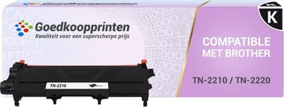 Huismerk Brother TN-2210 / TN-2220 toner cartridge Zwart (2.600 afdrukken)