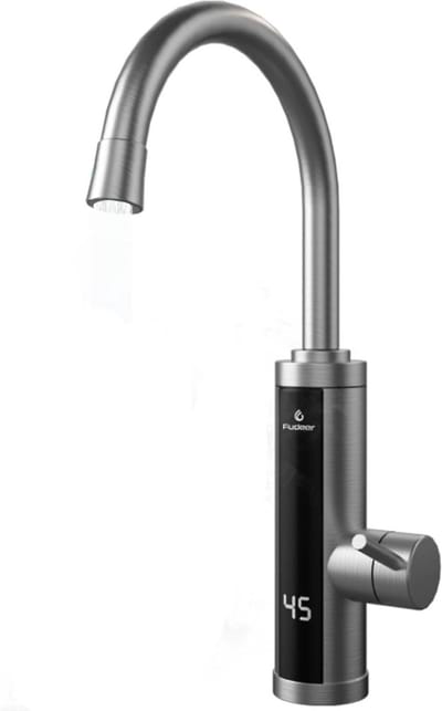 Direct Heet Water Kraan met Digitaal Display | Roestvrijstaal Keukenkraan | Warme en Koude Toevoer