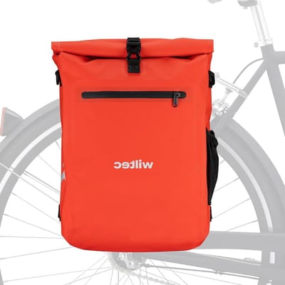 3-in-1 Fietstas - Fietsrugzak Schoudertas - Veelzijdig Gebruik - Waterbestendig Materiaal - 25 Liter - Rood