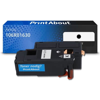 PrintAbout huismerk Toner 106R01630 Zwart Geschikt voor Xerox