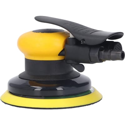 Ponceuse Pneumatique Alliage de Zinc Fonctionnement Stable Polissage Rapide Ponceuse Orbitale Aléatoire Pneumatique 5 pouces pour yellow