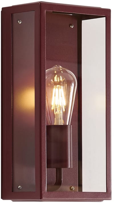 QAZQA rotterdam - Klassieke Wandlamp voor buiten - 1 lichts - L 16 cm - Rood - Buitenverlichting