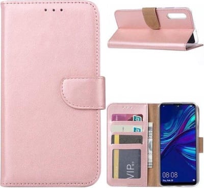 LuxeBass Hoesje geschikt voor Sony Xperia 5 II - Bookcase Rose Goud - portemonnee hoesje gsm hoesje - telefoonhoes - telefoonhoesjes