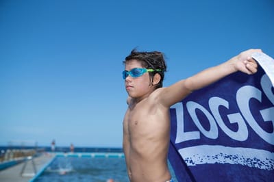 Kinder Zwembril Breed Zicht UV-Bescherming Anti-Fog Leeftijd 6-14 Jaar