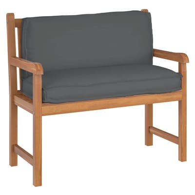 vidaXL - Kussen - Oxford - Stof - Antraciet - 120 - x - 40 - x - 12 - cm