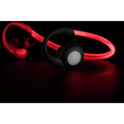 Demomodel- Boompods Sportbods Vision In-Ear Lichtgevende Sports Koptelefoon Rood