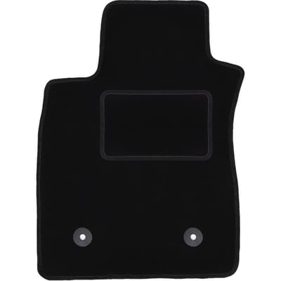 Bestuurdersmat zwart voor: Renault Clio III Grandtour, stationwagen, hatchback (2005-2012)