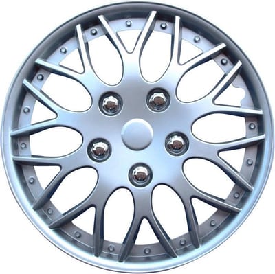 AutoStyle 4-Delige Wieldoppenset Missouri 16-inch zilver