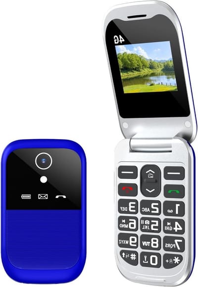 Senioren Mobiele Telefoon 4g - Senioren GSM - Blauw