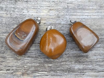 Edelsteen Tijgerijzer hanger
