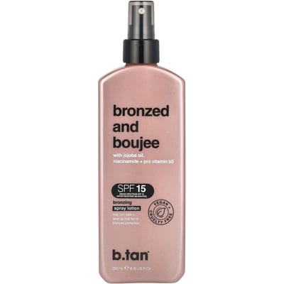 b.tan, Bronzing & Boozy, Lotion bronzante en spray, FPS 15, 250 ml (250 ml)