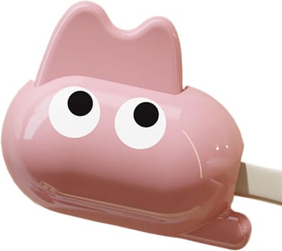 Tandenborstel Beschermkap - Cartoon Tandenborstelhoes - Reizen en Thuisgebruik - Kindvriendelijke Cartoonstijl - 5x4x2.9 cm - Roze