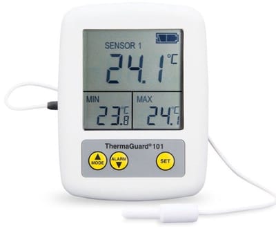 ThermaGuard digitale alarmthermometer voor koelkast en vriezer