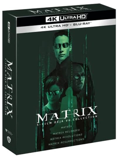 Ultieme 4K UHD Matrix Film Collectie – 4x 4K Ultra HD + 4 Blu-Ray