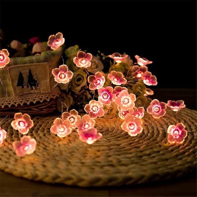 CHPN - Lichtsnoer - LED snoer - 2m - Licht-Snoer met 20 LED-Lampjes op Batterij - Multi-color - Gekleurde lampjes - Sfeerverlichting - Feestverlichting