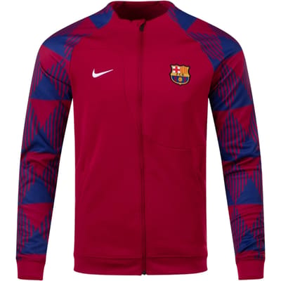 Nike 23/24 Barcelona Rood Trainingsjack Met Ritssluiting