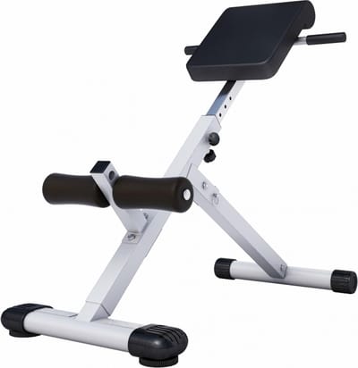 Gorilla Sports Buiktrainer - Rugtrainer - Inklapbaar - Verstelbaar - Wit - Core trainer