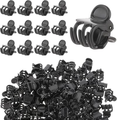 Plantenklemmen - Bloemenclips - Planten Ondersteunen - Herbruikbaar Kunststof - 50 Stuks - Zwart