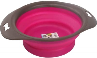 Nobleza Opvouwbare Drinkbak - Maat L - Drinkbak voor honden onderweg - Paars