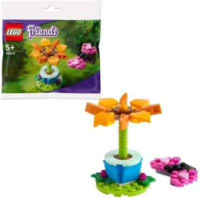 LEGO Friends Garden Flower and Butterfly 30417, Bouwpakket, 5 jaar, Kunststof, 57 stuk(s)