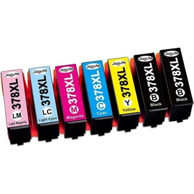378XL Set van 7 vervangende inktcartridges voor Epson 378 378XL voor Epson Expression Photo XP-8000 XP-8500 XP-8505 XP-8600[887]