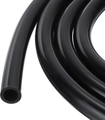 Allecto - Siliconen Slang - Flexibel en Duurzaam - Zwart - Voor Irrigatie en Afzuiging - Ideaal voor Industrie en Landbouw - 16ft 3/4 ID x 1 OD