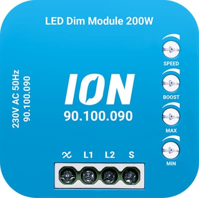 TOUCH TRIAC LED DIMMER | 0.3-200 WATT | ION INDUSTRIES