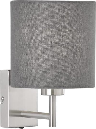 Stijlvolle Wandlamp met Stoffen Kap en Aan/Uit Schakelaar