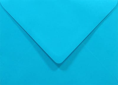 Gladde blauwe enveloppen A6 - 125 x 175 mm - B6 - 50 stuks - NK natgelijmde - 80 gram - Rainbow - Netuno