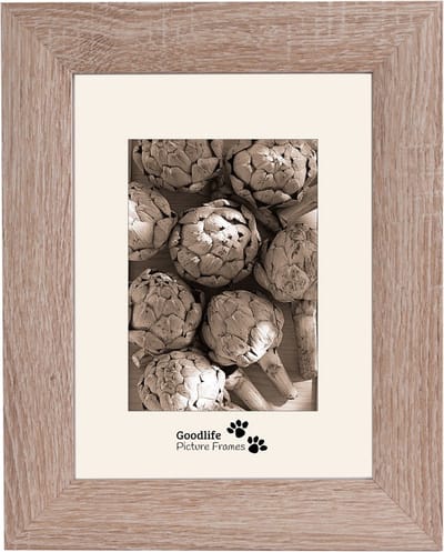 Houten Fotolijst Santos Eik-20x50- Helderglas - 40 mm breed profiel - Goodlife Picture Frames