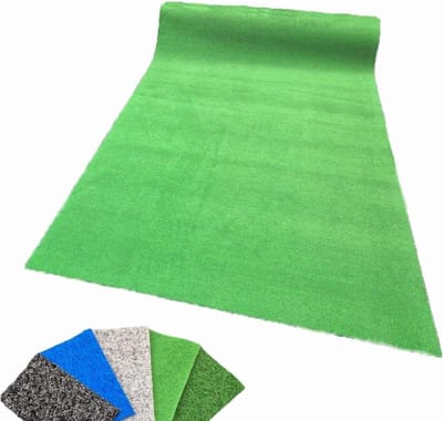 Kunstgras voor buiten - Tapijt look - Terras aankleden - UV bestendig drainerend - 133 x 500 cm - Lichtgroen