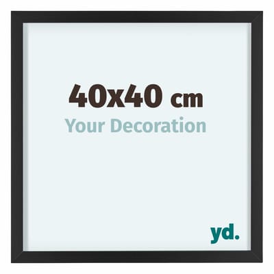 Your Decoration - Fotolijst 40x40 cm - Aluminium - Zwart - Virginia