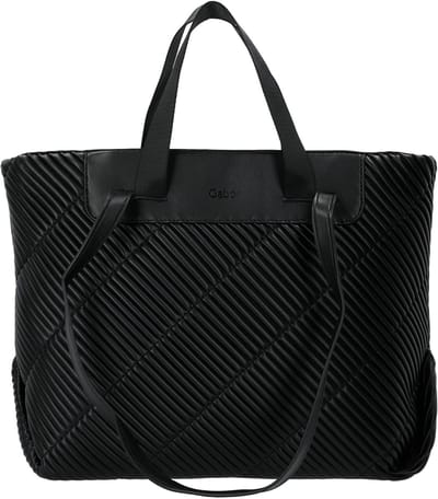 Gabor schoudertas shopper Finley Zip Shopper Black zwart