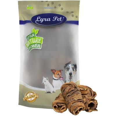1 kg Lyra Pet® Wrap gemaakt van runderlong en -stengels