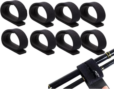 Elastische Riem voor Vissers, Set van 8 Stuks, Ideaal voor Hengels en Vistripjes