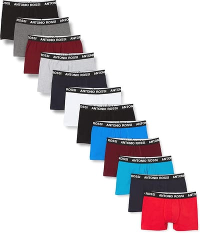 Heren Boxershorts Multipack - Fitted Boxer Hipsters van Katoen met Elastische Tailleband