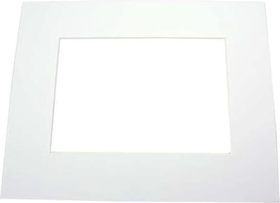 Passepartout Super Wit - Buitenmaat 12,7x17,8cm (25 stuks)