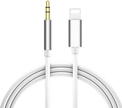 3 Stuks Aux kabel IPhone - Apple Lightning naar Aux Jack 3,5 mm voor iPhone - Lightning naar 3,5 mm Hoofdtelefoonaansluiting Adapter - Lightning en AUX kabel - Lightning-apparaten - Muziek luisteren - wit