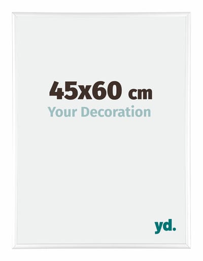 Your Decoration - Puzzellijst 45x60 cm - Wit Hoogglans - Puzzellijst 500-1000 stukjes - Aluminium Fotolijst - Kent
