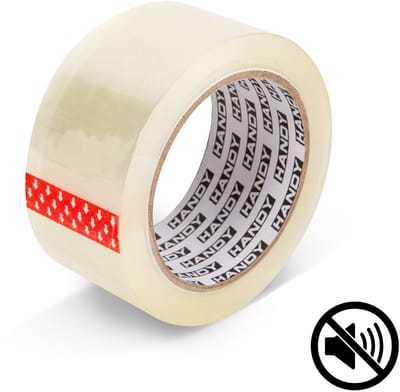 Transparante Verpakkingstape 66 m × 48 mm – Geluidsarme Sterke Tape Voor Dozen En Verpakken [11082B]