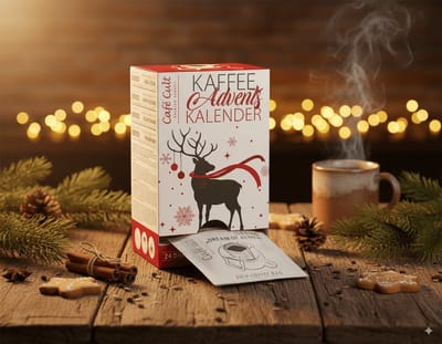 Koffie Adventskalender Winter – 24 drip coffee bags – 12 smaken single origin & flavoured – Versgemalen filterkoffie zonder machine – cadeau voor koffieliefhebbers