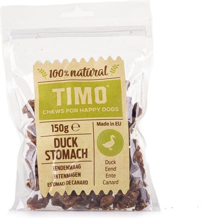 Timo Eendenmaagjes - Hondensnacks - Eend 150 g