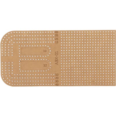 Acryl Sjabloon Doe-het-zelf Transparante Snijliniaal Stencil Snijgereedschap met Beschermlaag voor brown
