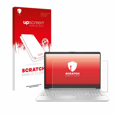 upscreen - Screenprotector voor HP 15s-fq2000 - Folie Beschermfolie transparant